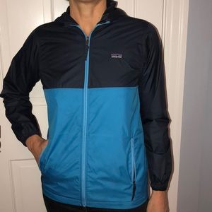 Patagonia Boys Rain Jacket with Hoodie
